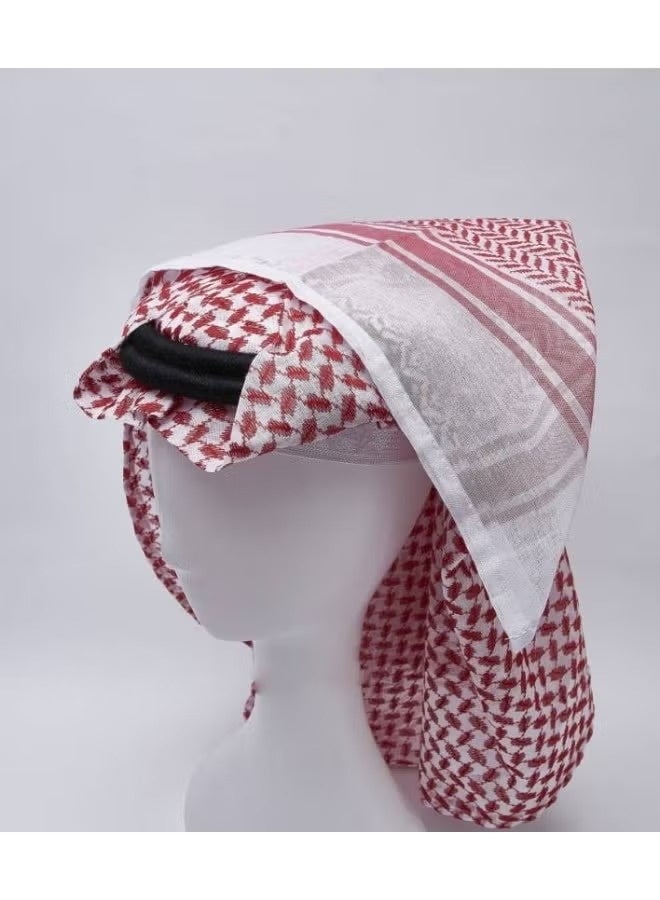 شماغ وعقال جاهز ولادي-أحمر - Image 1